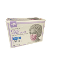 Medline Fluid Resistant Level 2 Antifog Ear-Loop