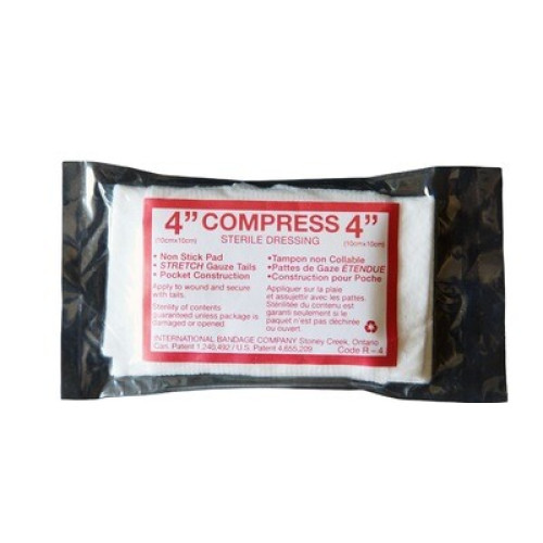 4" COMPRESS, STERILE