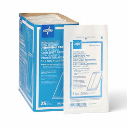 ABDOMINAL PAD STERILE 8″ X 10″ 24/Box